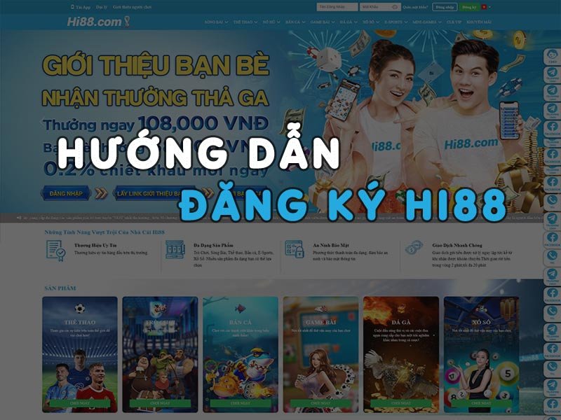 Hướng dẫn đăng ký Hi88 chi tiết cho người mới