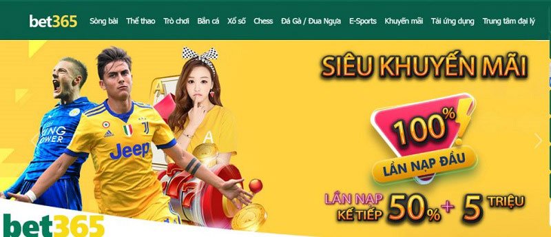 Đa dạng nhiều khuyến mãi Bet365