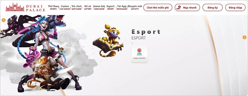 Cá cược thể thao điện tử esports là một trong những điểm đáng chú ý nhất