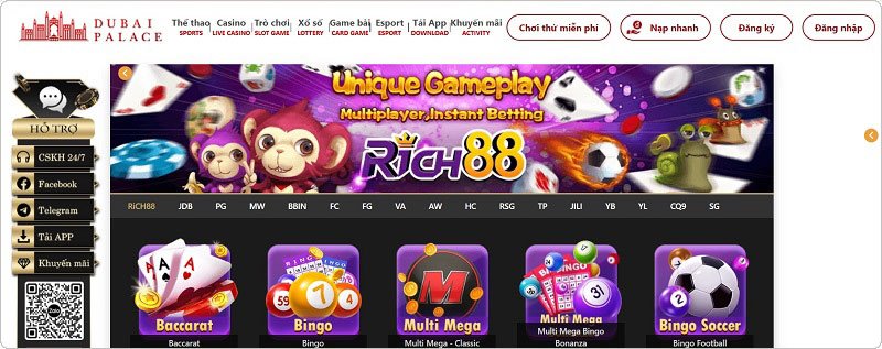 Slot game là trò chơi có lối chơi đơn giản và được xem là dễ chơi nhất tại Dubai Palace