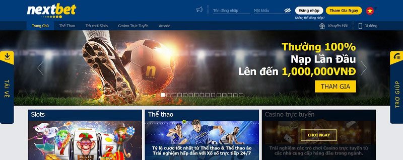 Nextbet tự hào sở hữu giao diện chuyên nghiệp, mang đến cho người dùng trải nghiệm cao cấp và tối ưu