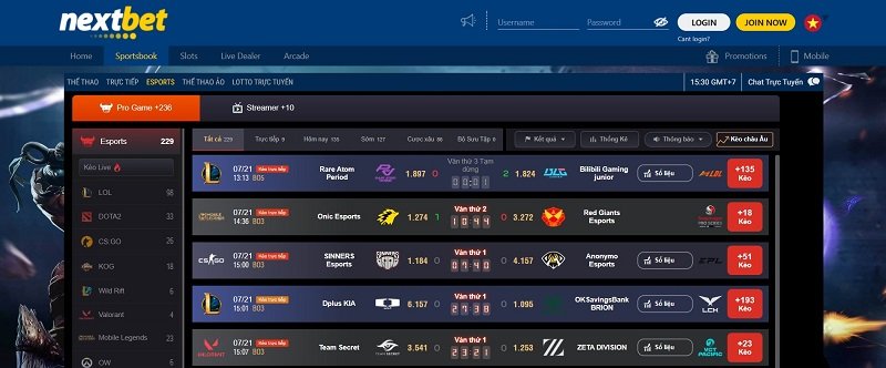 eSport tại Nextbet đang trở thành một trong những lựa chọn hàng đầu cho người chơi.