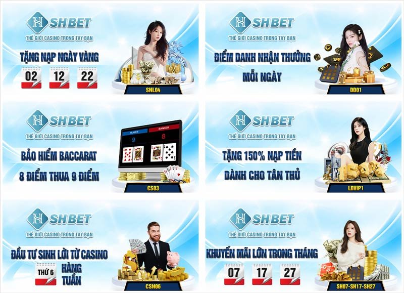 Khuyến mãi từ SHBEt giúp người chơi tăng thêm sự hưng phấn