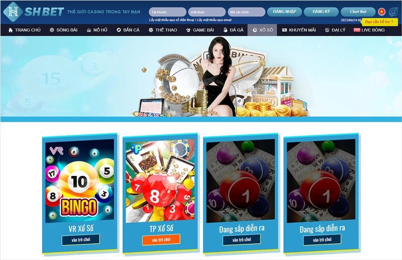 Lô đề xổ số SHBet online