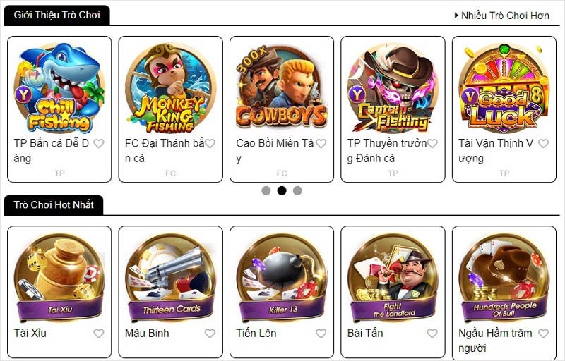 Slot game SHBet cực kỳ đa dạng