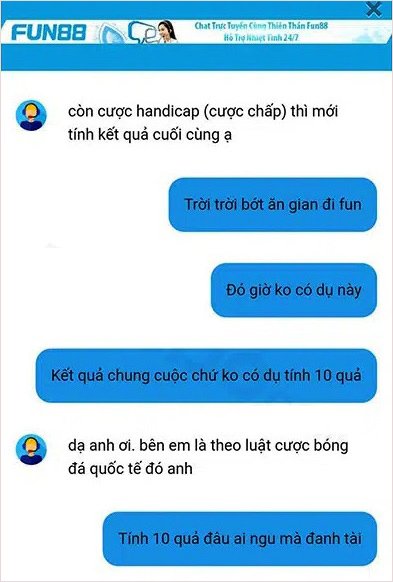 Liên tục là những lời tư vấn chính xác của nhân viên FUN88