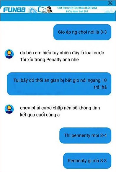 Người chơi này vẫn tỏ ra kiên quyết và cho rằng mình đúng