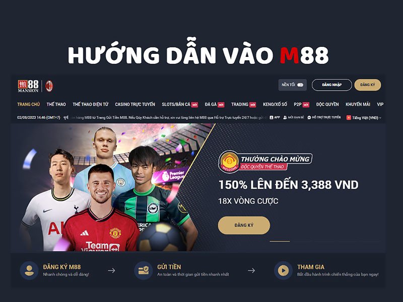 Cách vào M88 khi link bị chặn